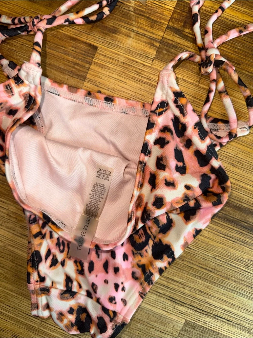 Victoria's Secret Pink Leopard Print Bikini Set